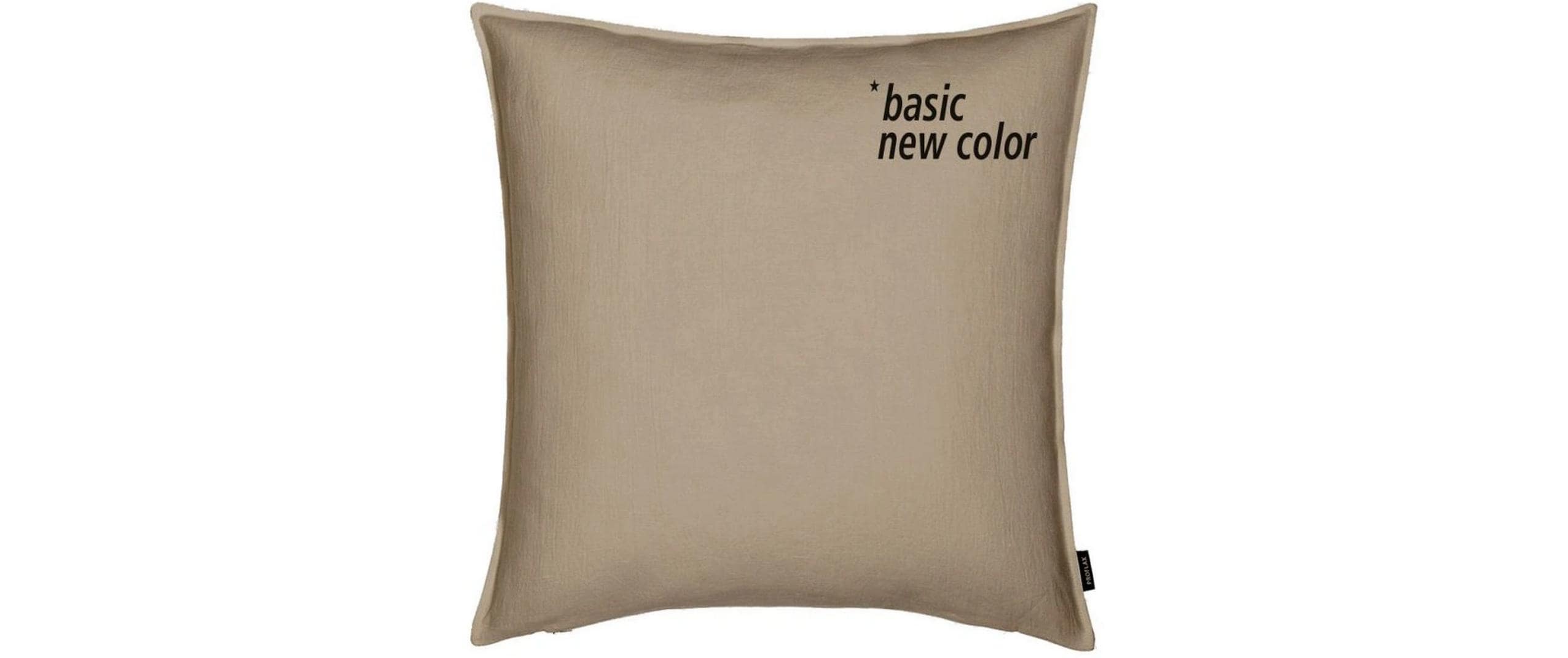 Proflax Kissenhülle, Leinen light brown, 50 x 50 cm