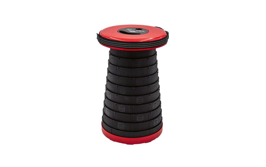 WEDO Teleskophocker SITTOGONXT rot Tragfähigkeit 150kg