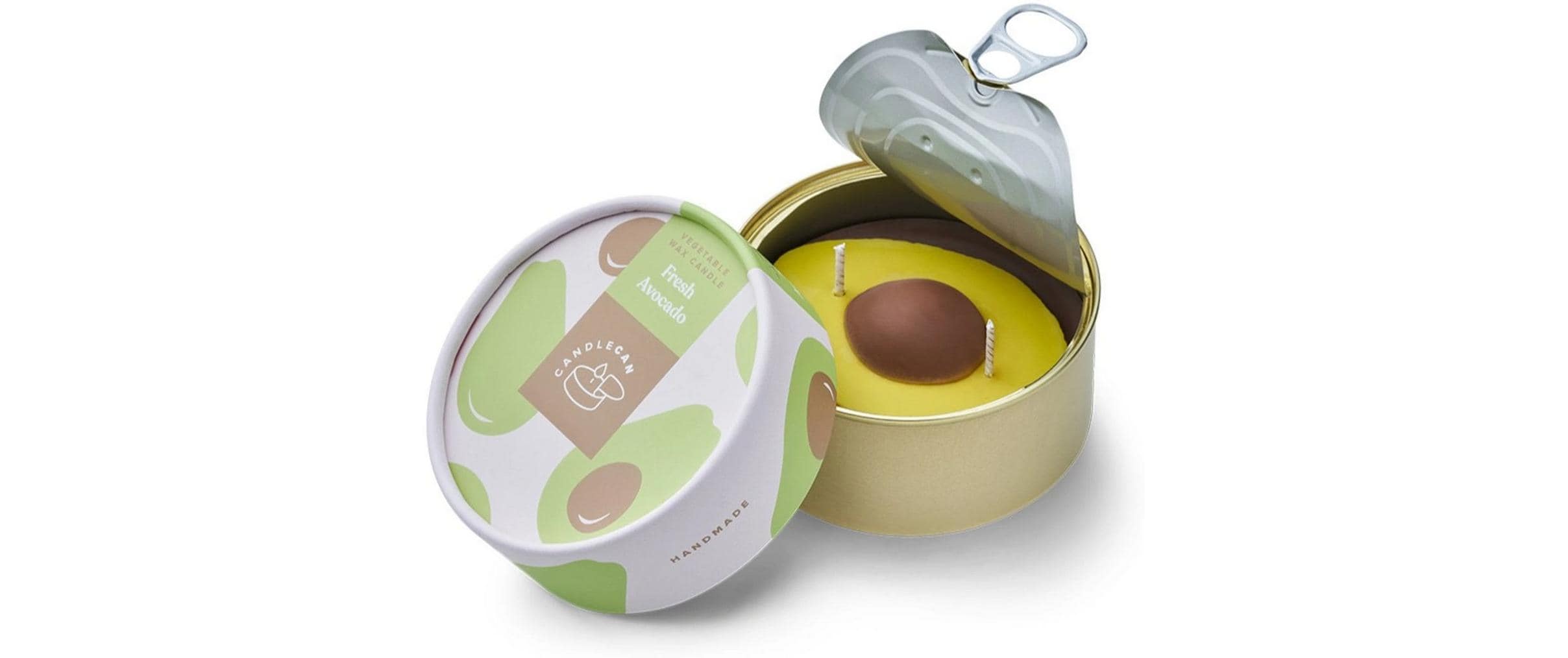 Duftkerze CandleCan Fresh Avocado 10x5 cm (DxH), Brenndauer ca. 30h