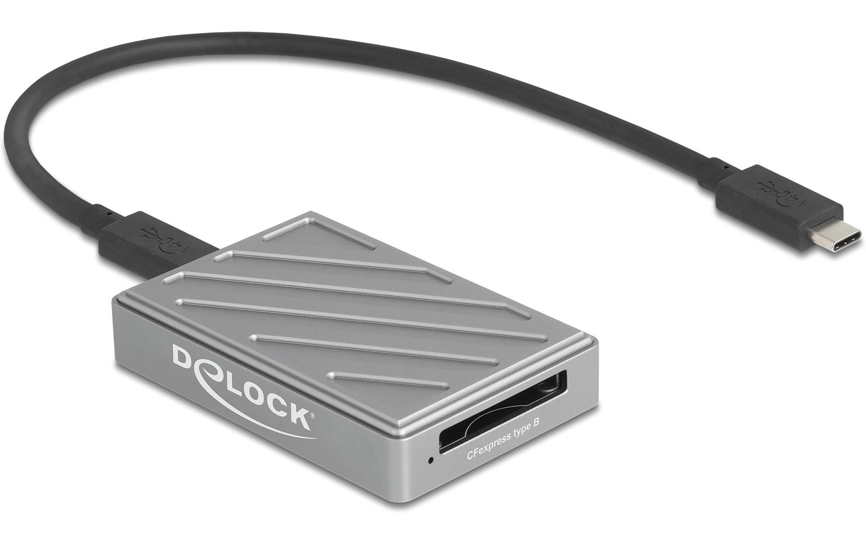 Delock USB-C Card Reader, 40Gbps für CFexpress Typ B Speicherkarte