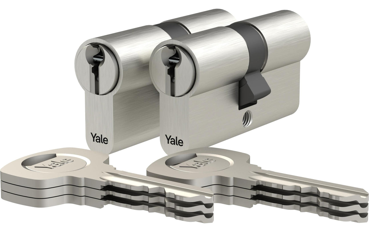 Doppelzylinder 500 plus,  30/30, 2er-Set Europrofilzylinder, Standard Security
