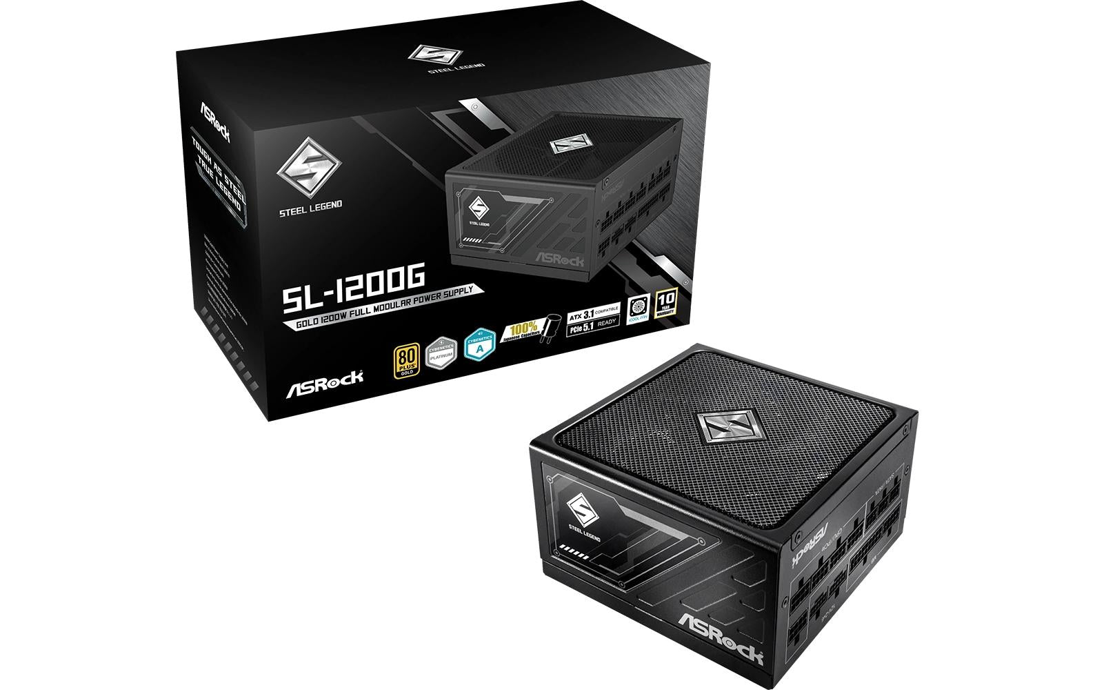 ASRock Steel Legend SL-1200G 80+ Gold Power Supply Unit