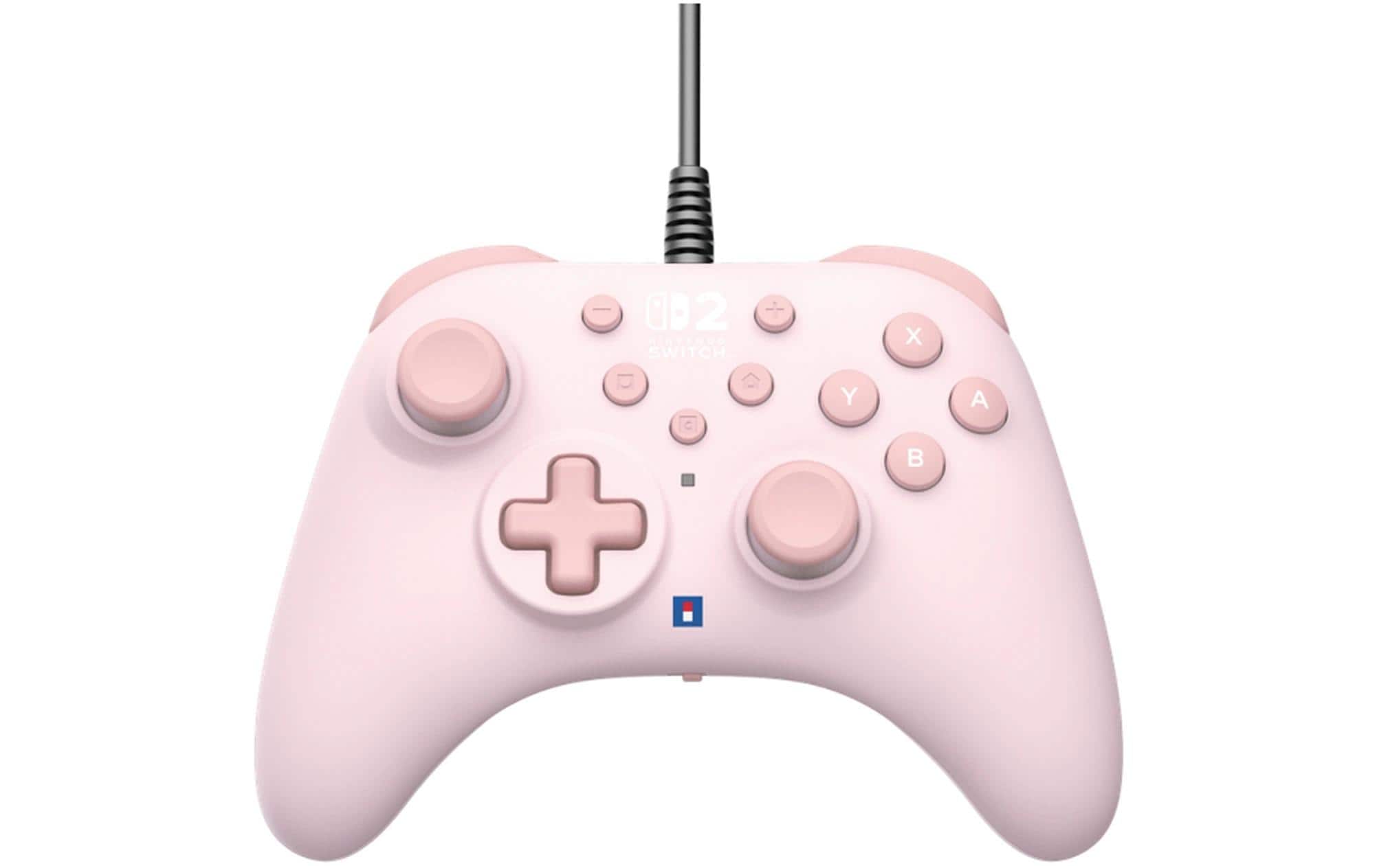 Horipad Controller cozy pink Switch 2, kabelgebunden