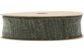 Chic Antique Geschenkband dunkelgrün Länge 5 m, Breite 2.5 cm, aus Polyester
