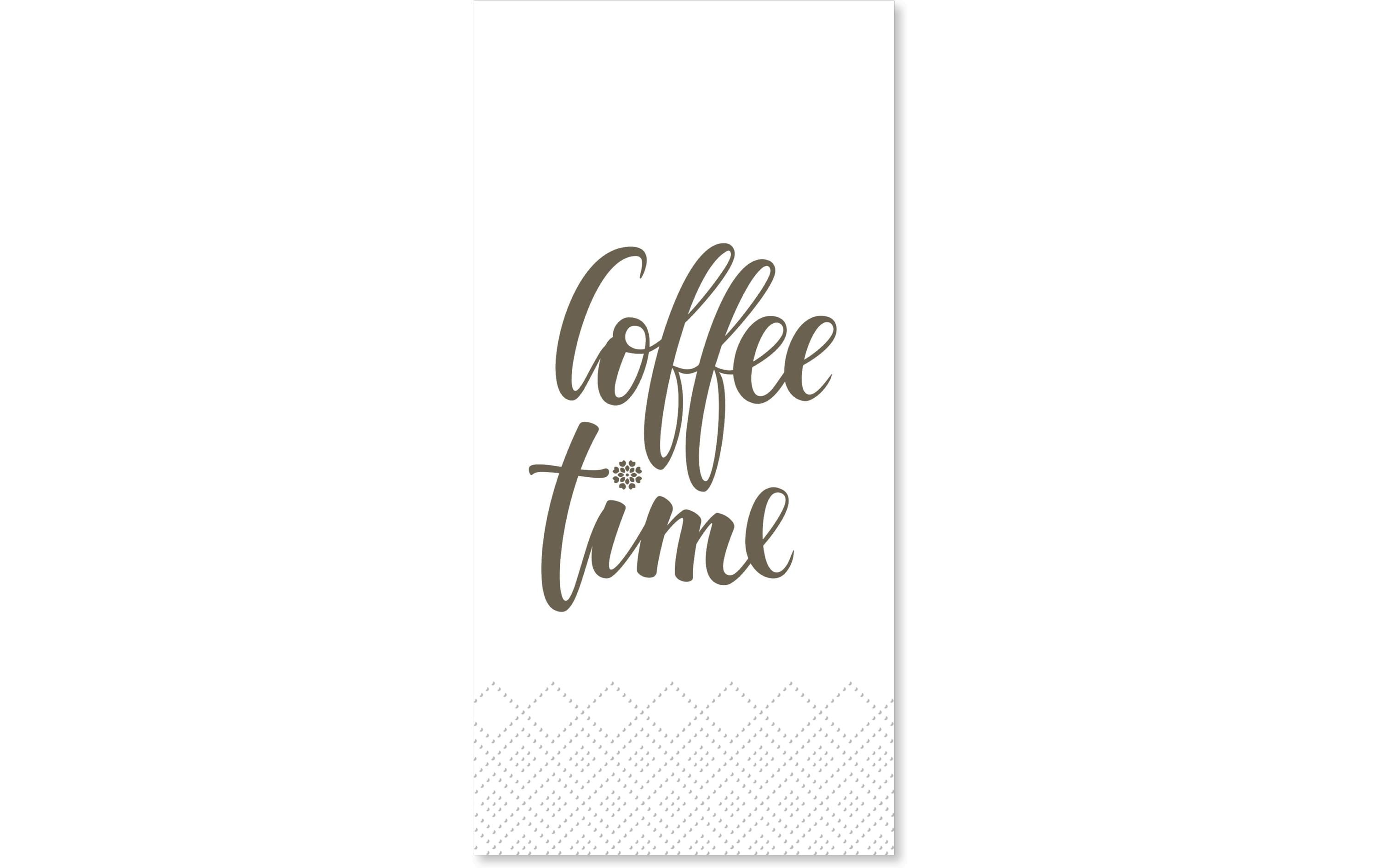 Chic Antique Serviette Coffee Time Länge 20 cm, Breite 10 cm, 16 Stück