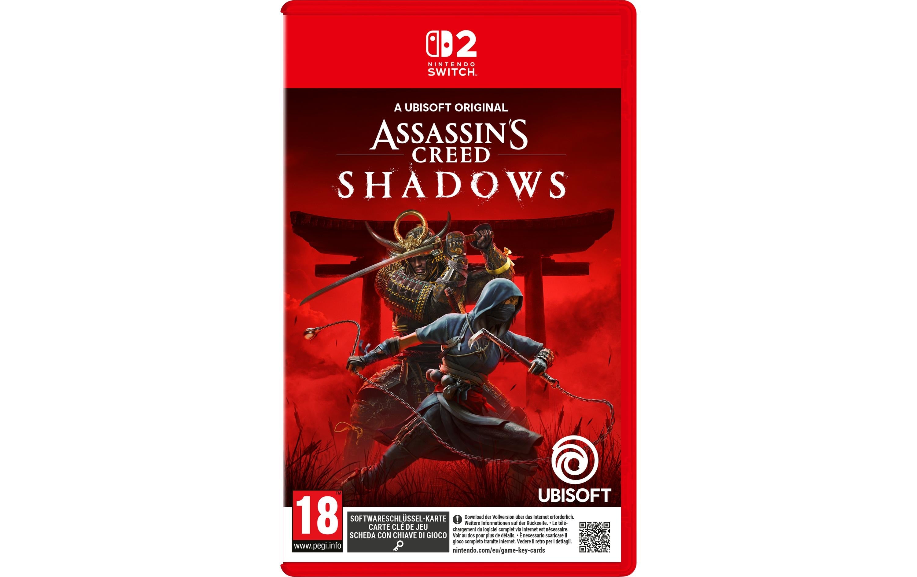 Assassin's Creed Shadows, Switch 2 Alter: 18+ (Game Key Card)