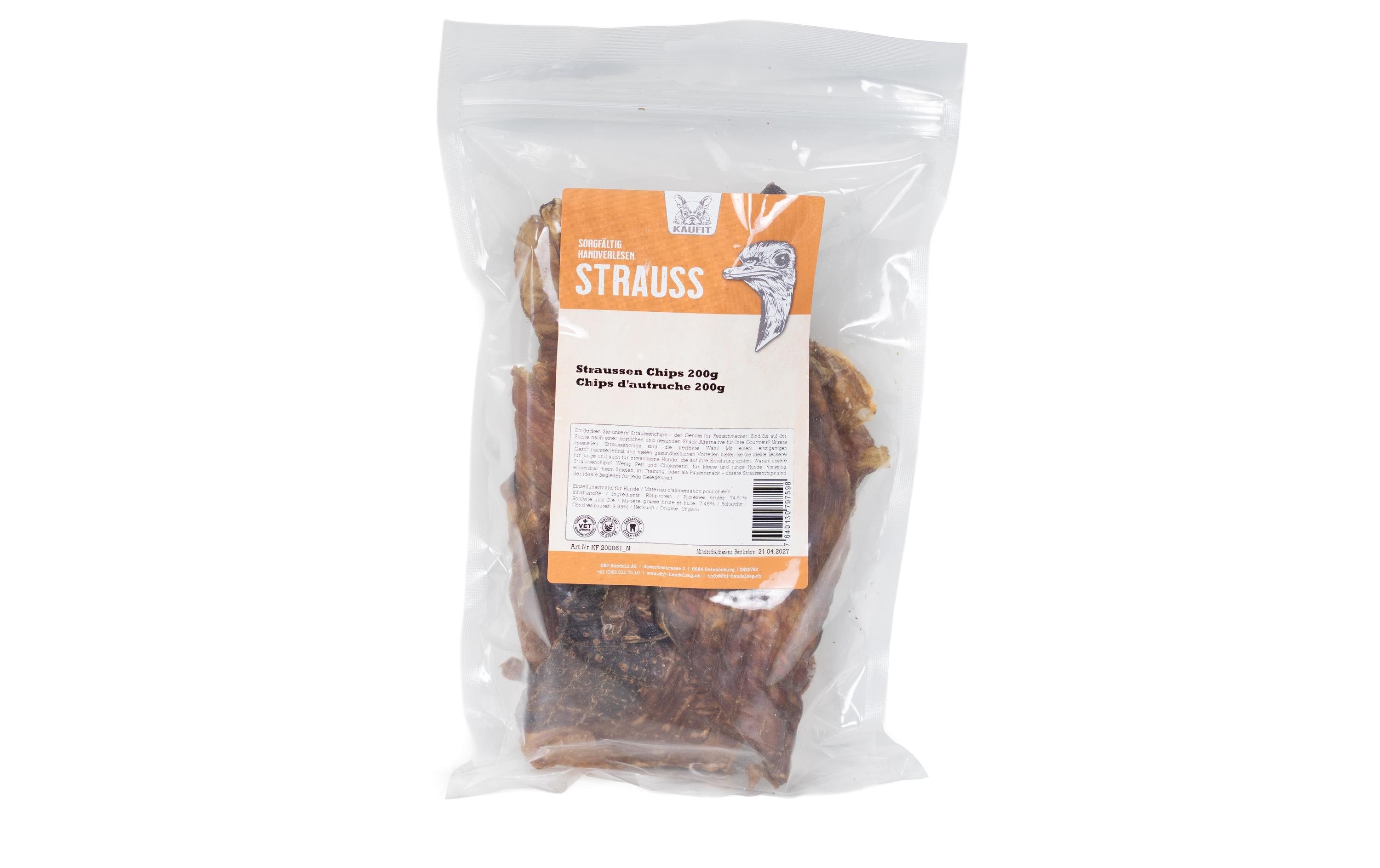 Kaufit Straussen Chips 200g
