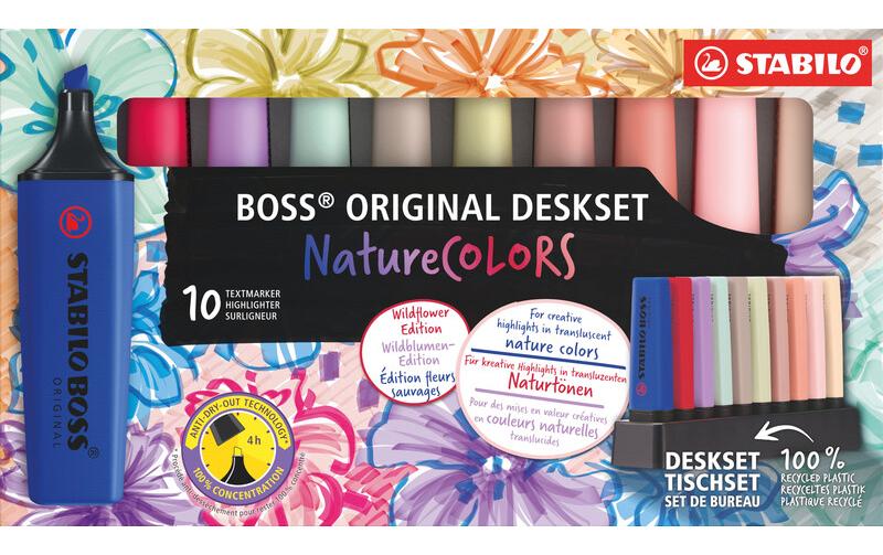 Stabilo Leuchtmarker Wildflowers 10er Etui 10 Stk.