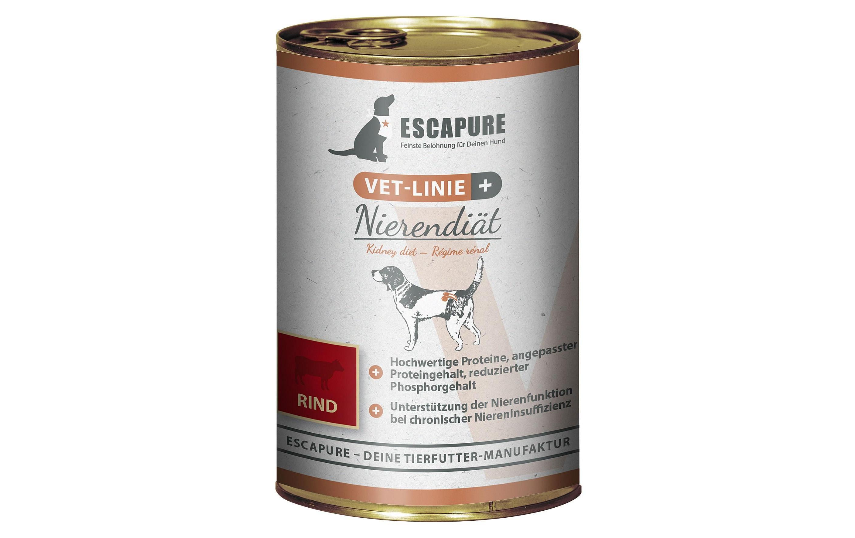 Escapure VET-Diät Nierendiät Rind 400g