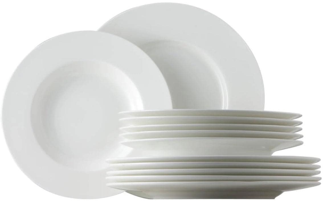 Rosenthal Geschirr Set Jade weiss 12tlg Set 12-teilig