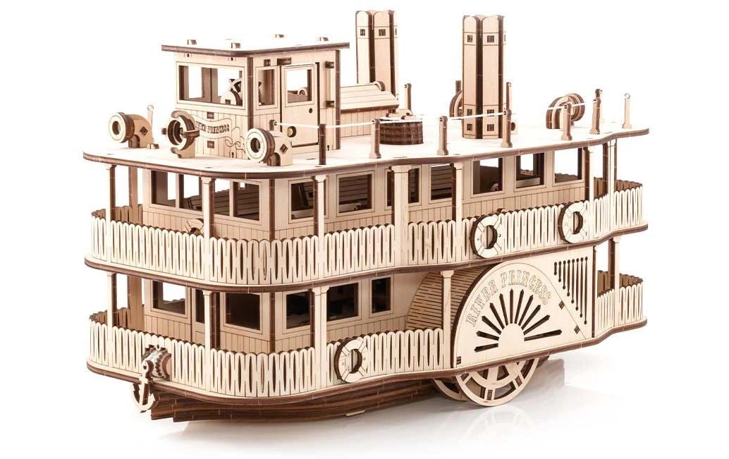 EWA Raddampfer 3D Holzbausatz
