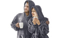 Hoodie Decke grau