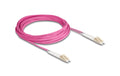Delock LWL Duplex Patchkabel, OM4, 10m Multimode 50/125µm, LC-LC, Winkelbar