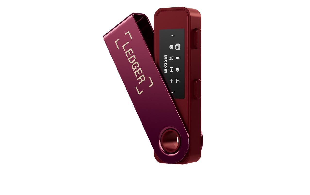 Ledger Nano S Plus - Crimson Magenta Hardware Crypto Wallet