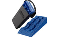 Werkthor flache Auffahrkeile 2er Set Tasche bis 3 Tonnen Blau