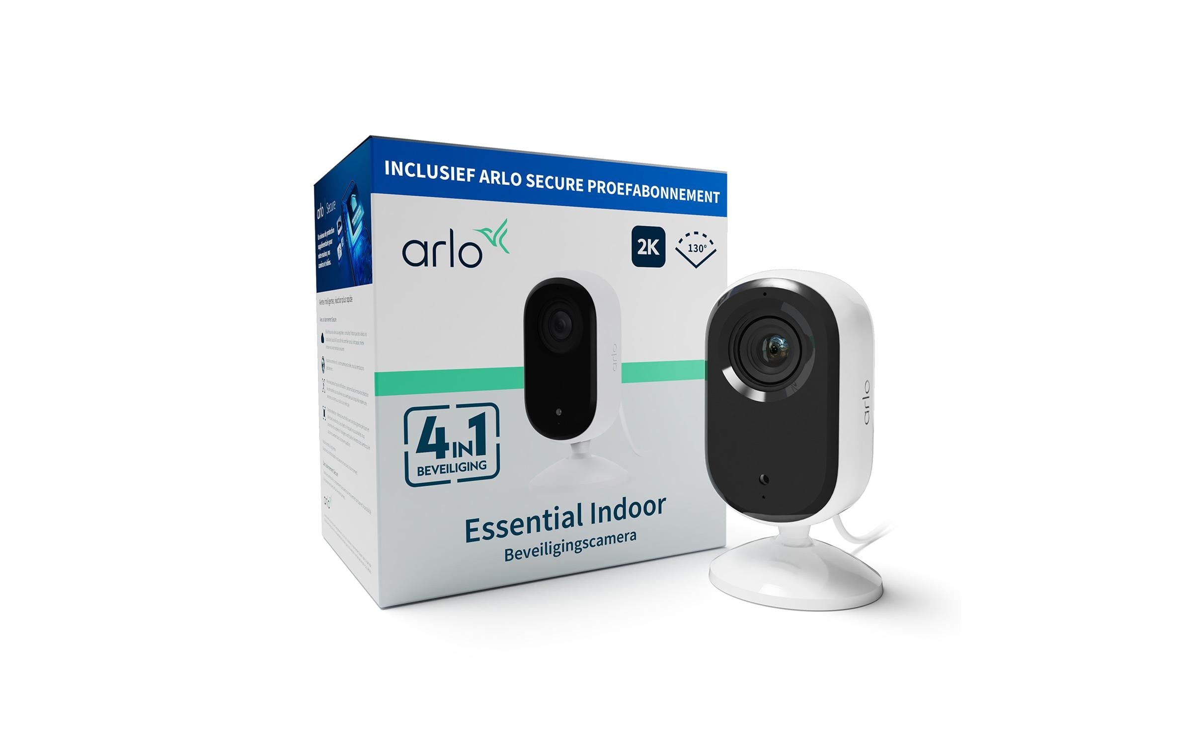 Arlo VMC3060: IP Kamera 1er Pack Arlo Essential2 Indoor 2K-Kamera weiss