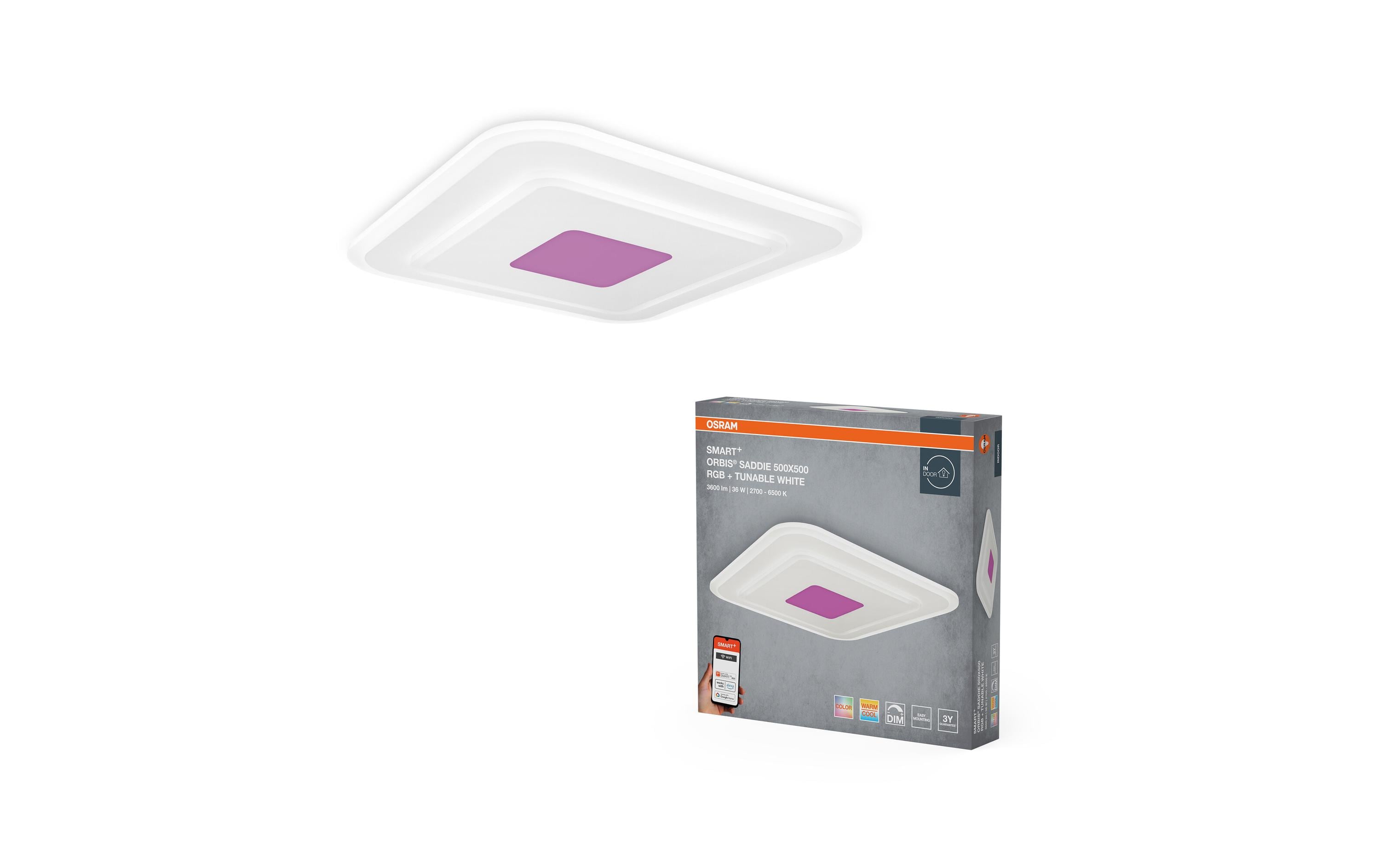 Osram SMART+ Orbis Saddie Saddie 55cm x 55 cm white 32W 3150