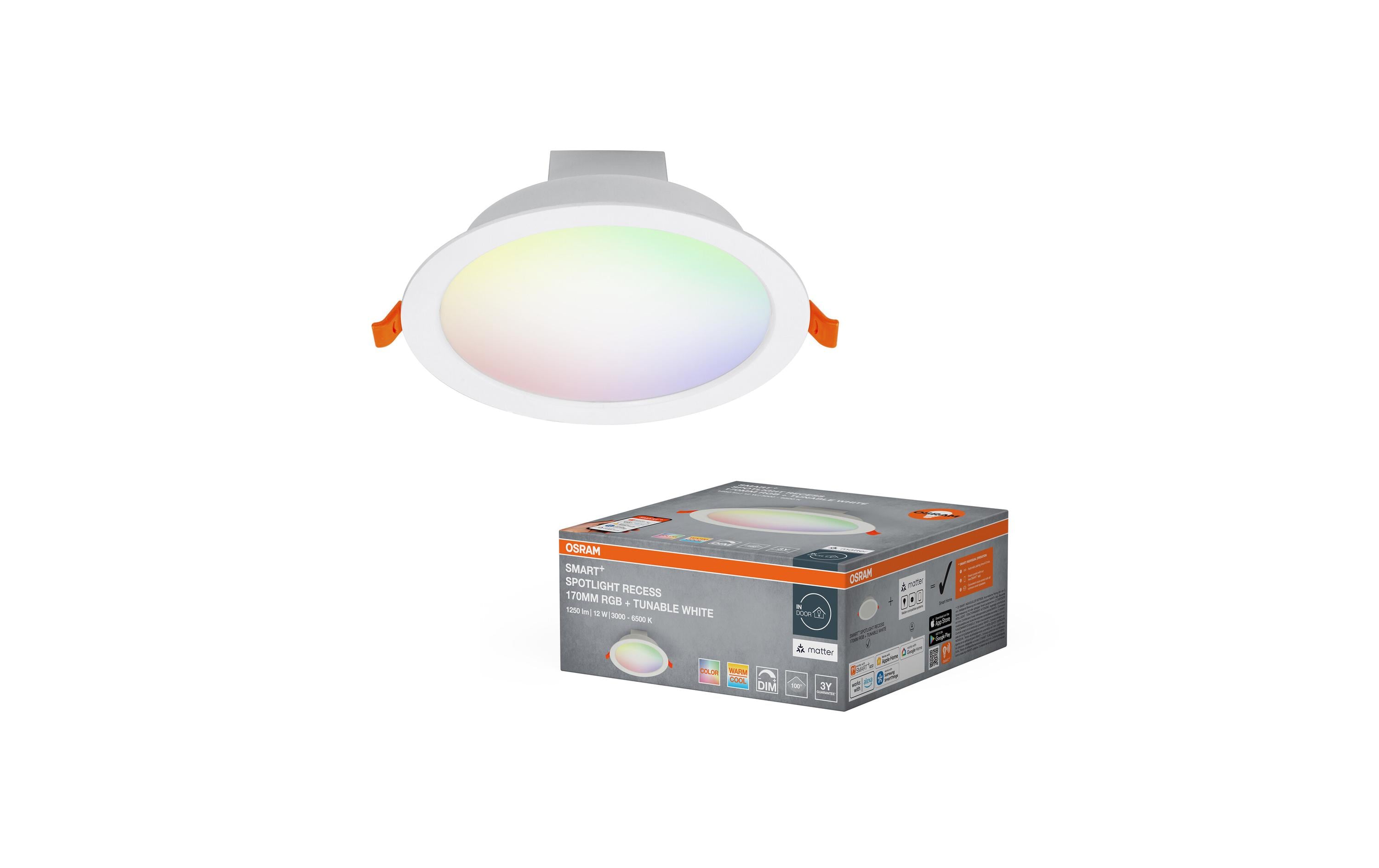 Osram SMART+ downlight 170 170 mm 15w white