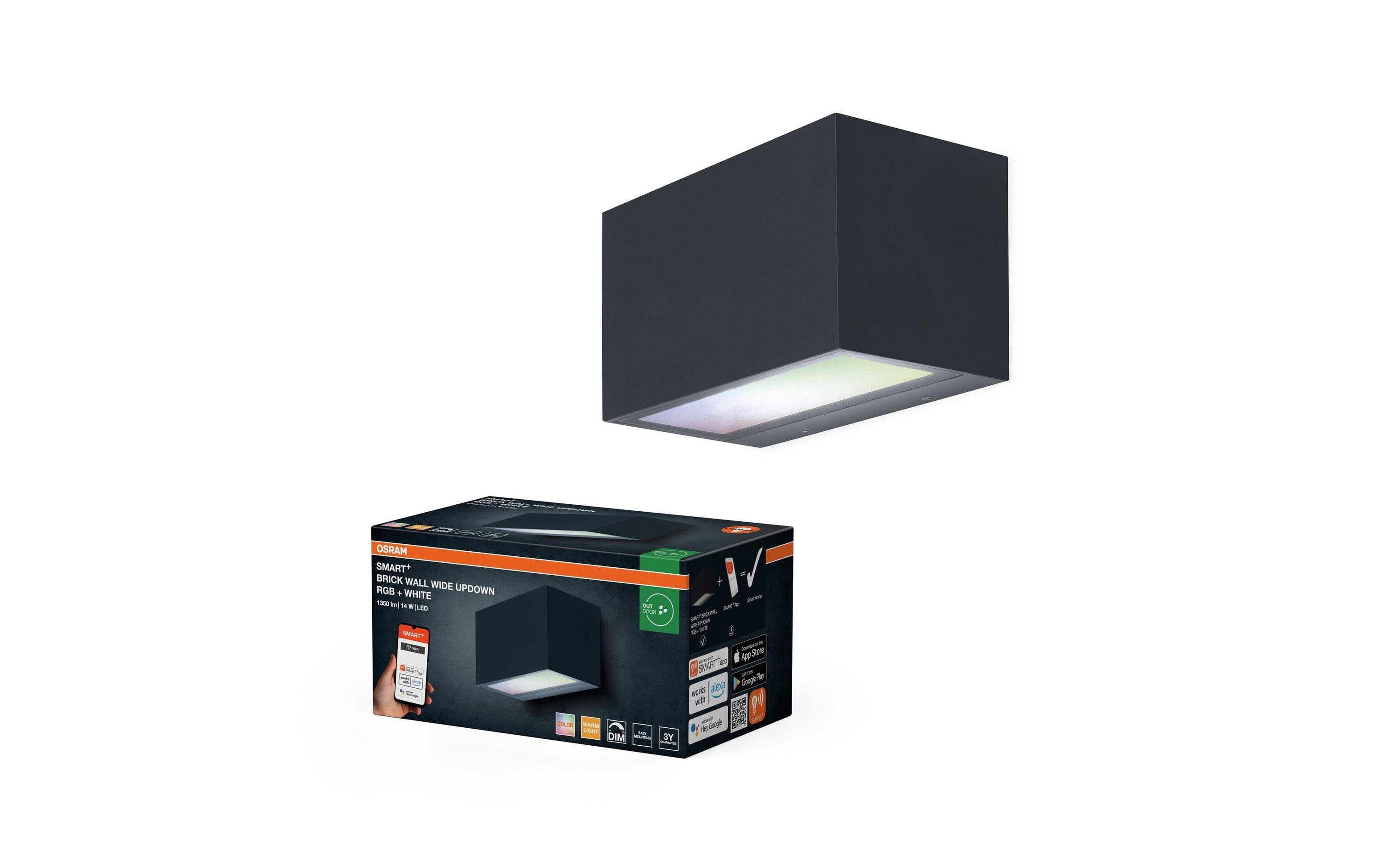 Osram SMART+ OUTD WIFI WIFI BRICK WIDE RGBW DG