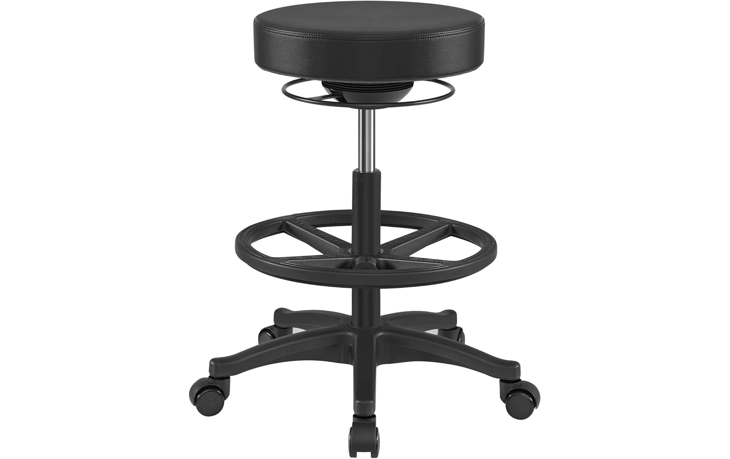 Songmics Hocker Farbe: schwarz, Höhe: 59.5-81 cm