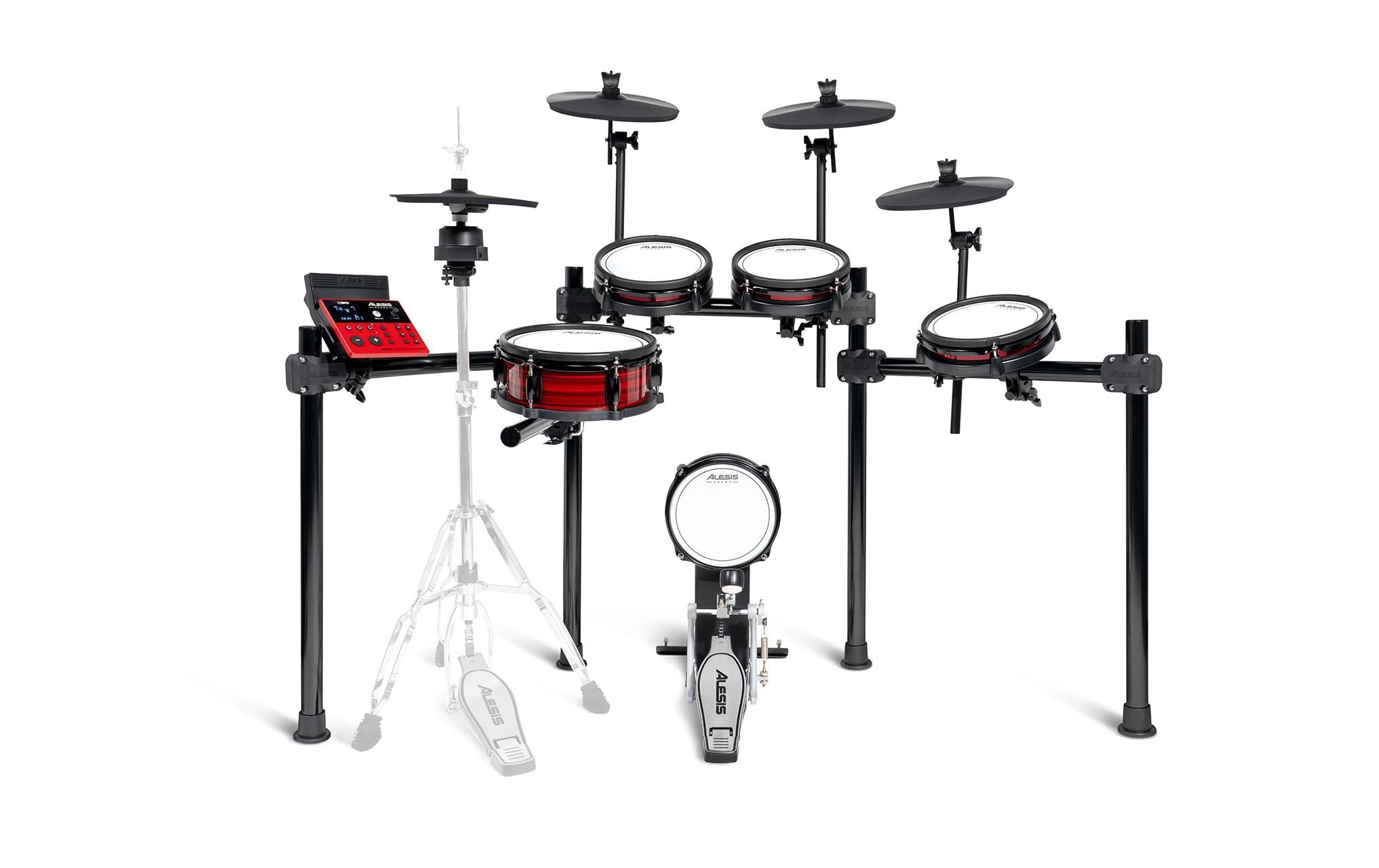 Alesis Nitro Ultimate 9-teiliges E-Drum Komplettset, Mesh, BT