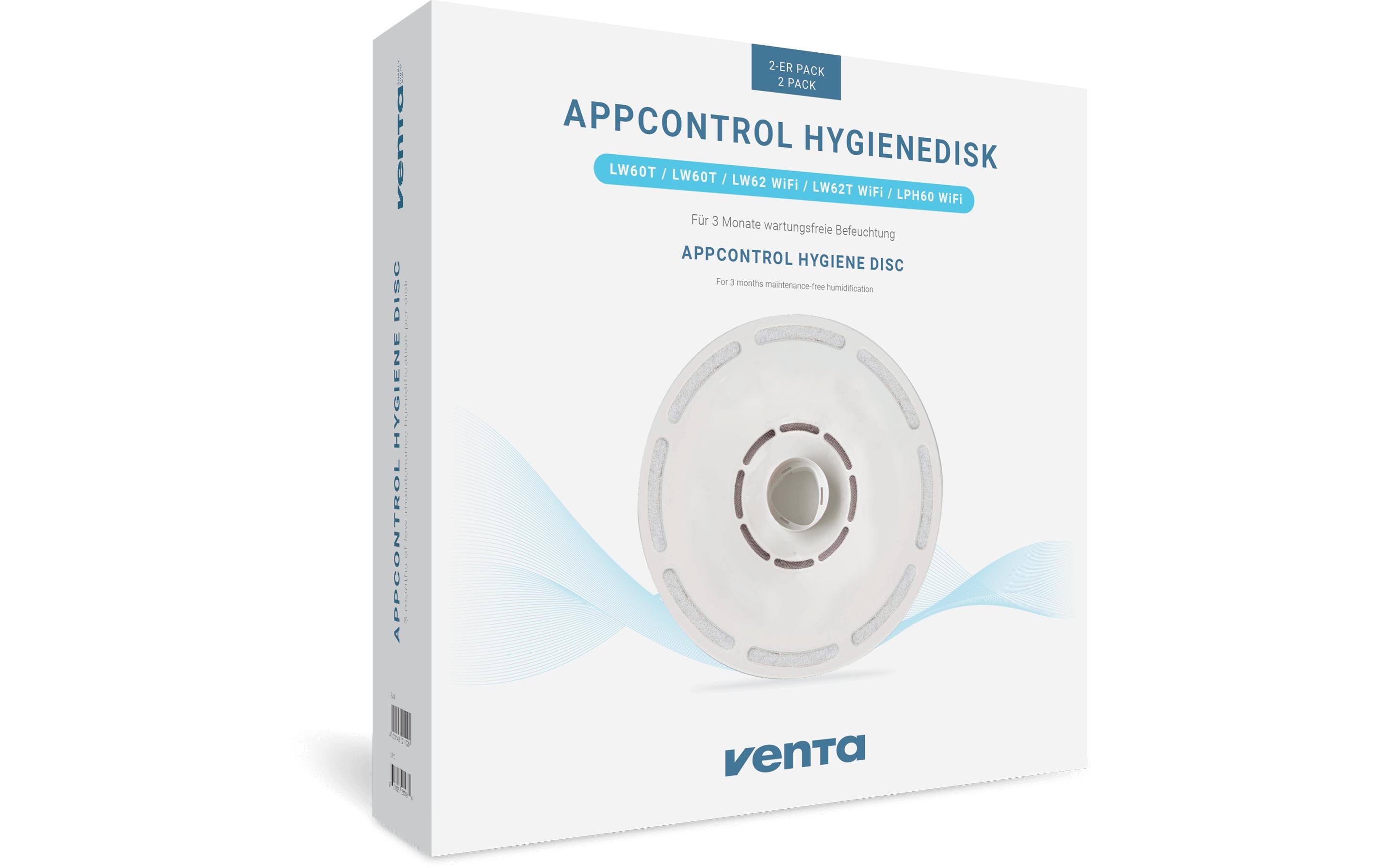 Venta Hygienedisk App Control 2er 2 Stück