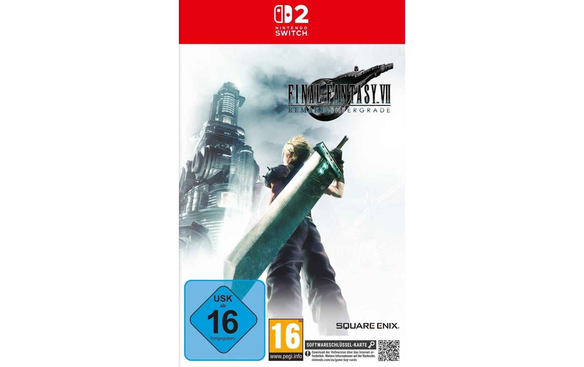 Final Fantasy VII Re Intergrade, Switch 2 Alter: 16+ (Game-Key-Card)
