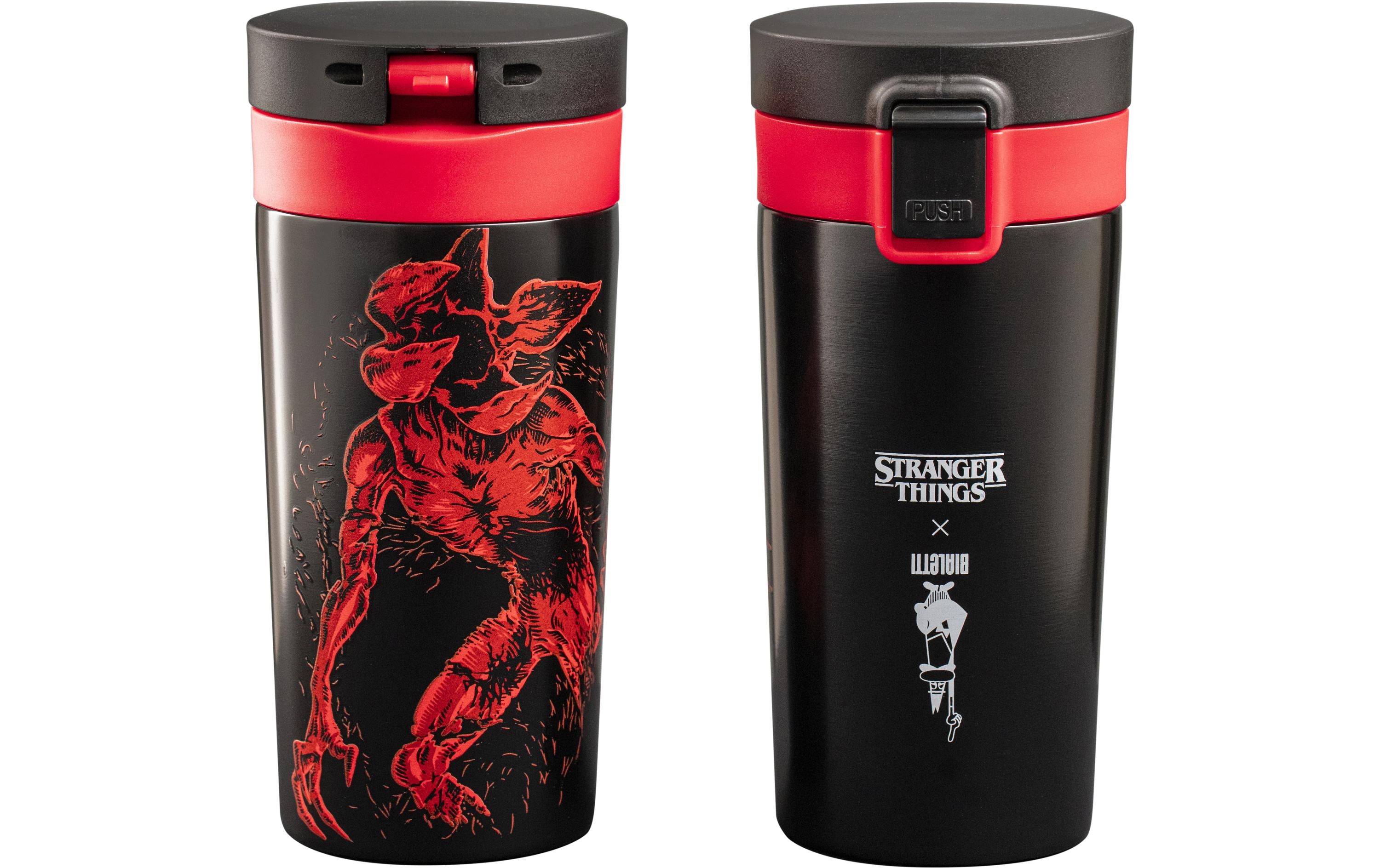 Bialetti Stranger Things Thermosbecher schwarz/rot 300ml