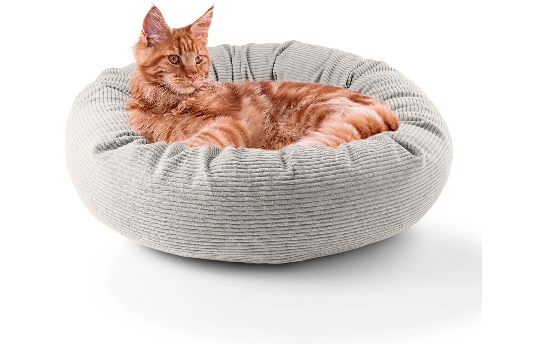 Lumaland Katzenbett Cord Unisize 60x20cm beige