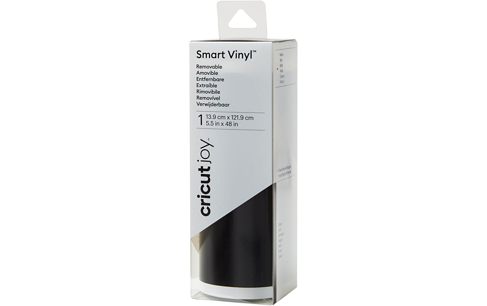 Cricut Vinylfolie Joy ablösbar schwarz 13.9 cm x 121.9 cm
