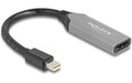 Delock Adapter Mini-DP 1.4 zu HDMI Aktiv Adapter 8K mit HDR Funktion