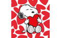 B+C Servietten Snoopy Love Grösse 33x33cm, 20 Stück, 3-lagig
