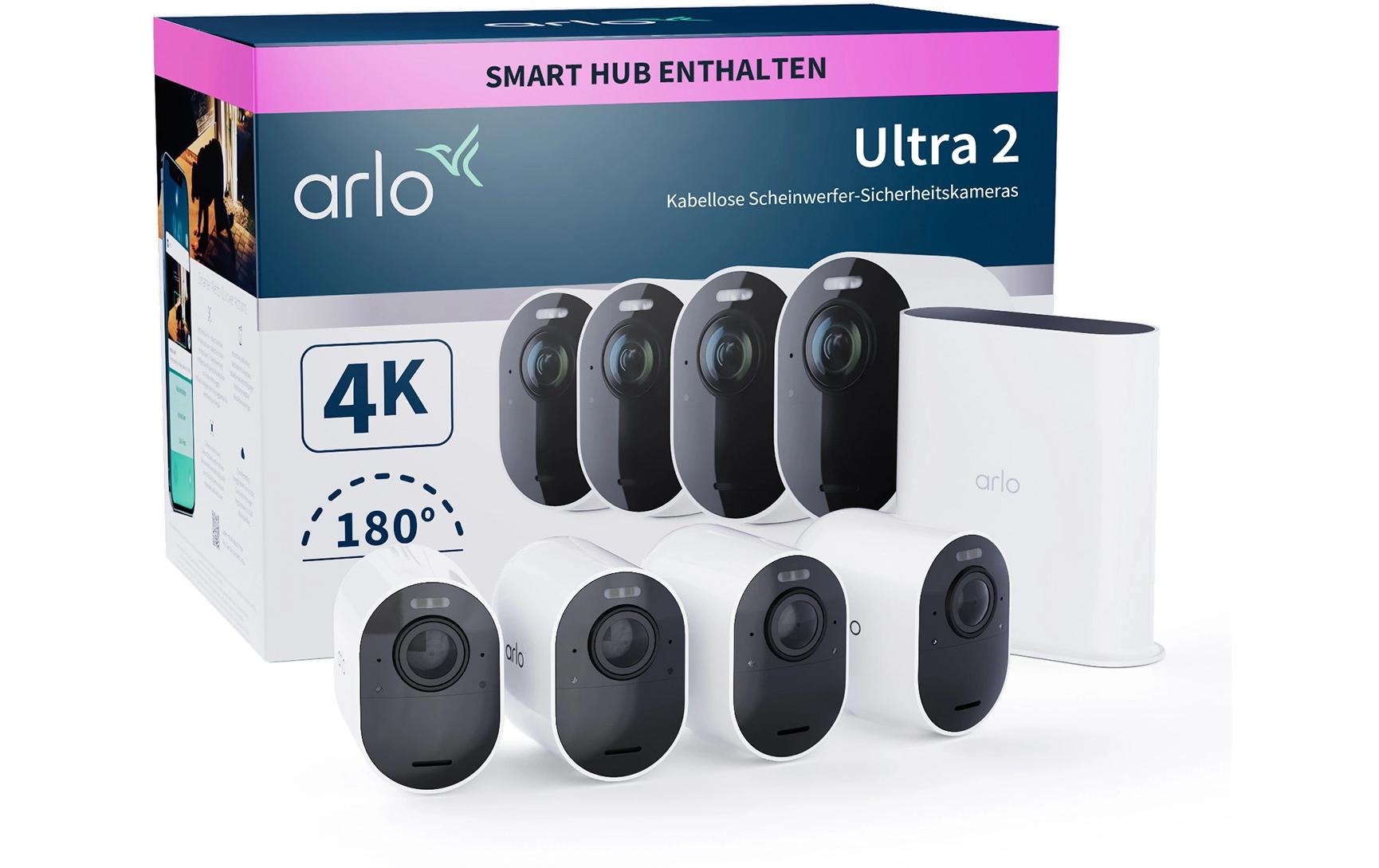 Arlo VMS5440 V2: IP Kamera Arlo Ultra 2 4K 4 UHD Kamera