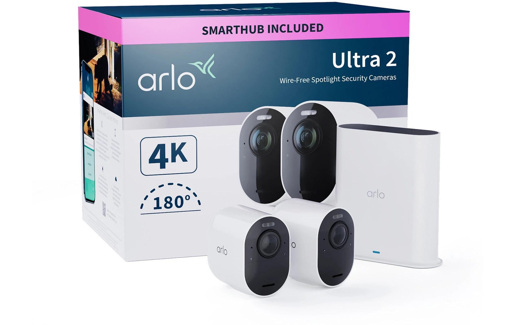 Arlo VMS5240 V2: IP Kamera Arlo Ultra 2 4K 2 UHD Kamera