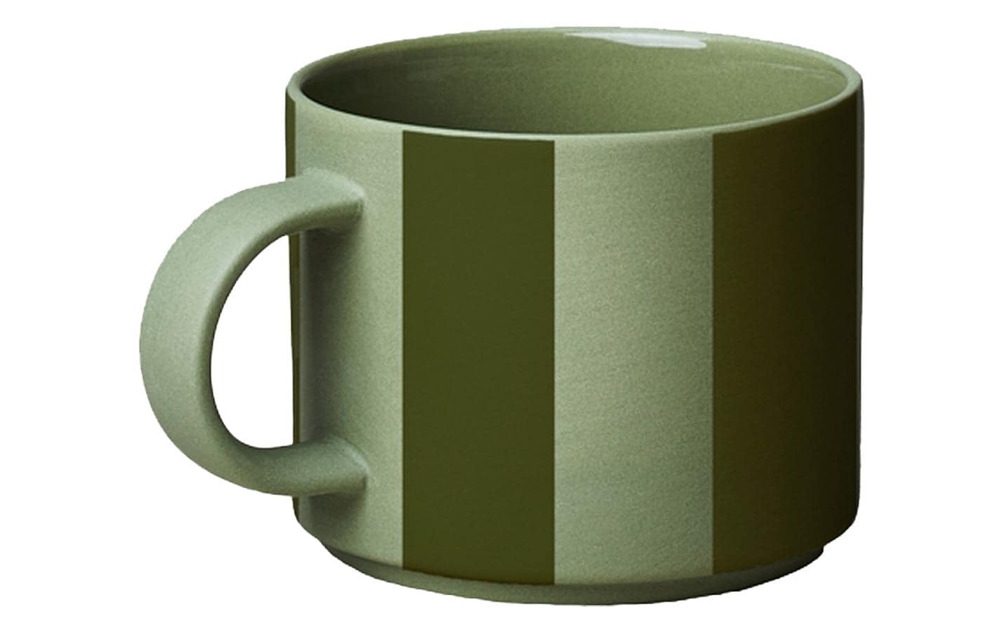 ChicMic Good Mood Collection Tasse Streifen 280ml, Eucalyptus