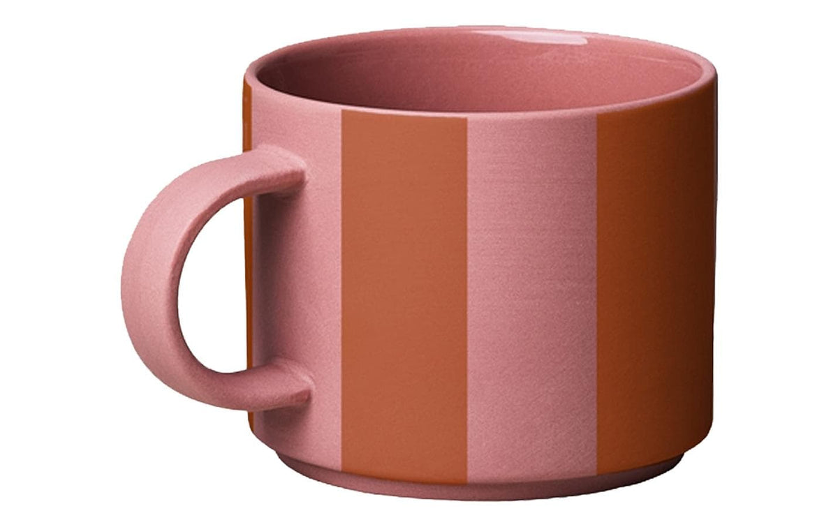 ChicMic Good Mood Collection Tasse Streifen 280ml, Berry