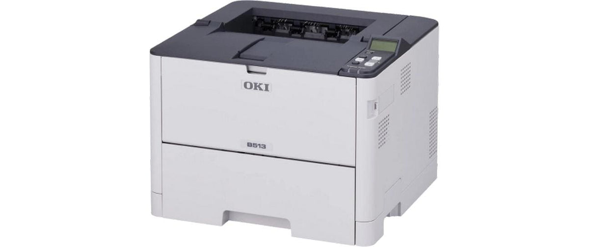 OKI LED Monolaser B513DN, A4,USB 2.0/LAN 1200x1200dpi, 512MB RAM, 45S./Min., PCL+PS3