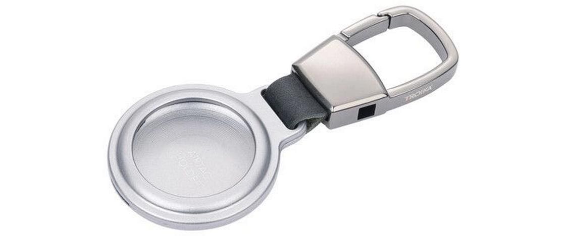 Troika Schlüsselanhänger Airtag silber