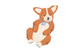Partydeco Servietten Corgi Mix, 11x15 cm, 12 Stück