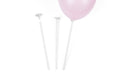 Partydeco Ballonstäbe weiss, 30 cm, 100 Stück