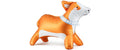 Partydeco Folienballon Corgi orange/weiss, 88x70 cm