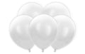 Partydeco Ballon LED weiss weiss, 30 cm, 5 Stk