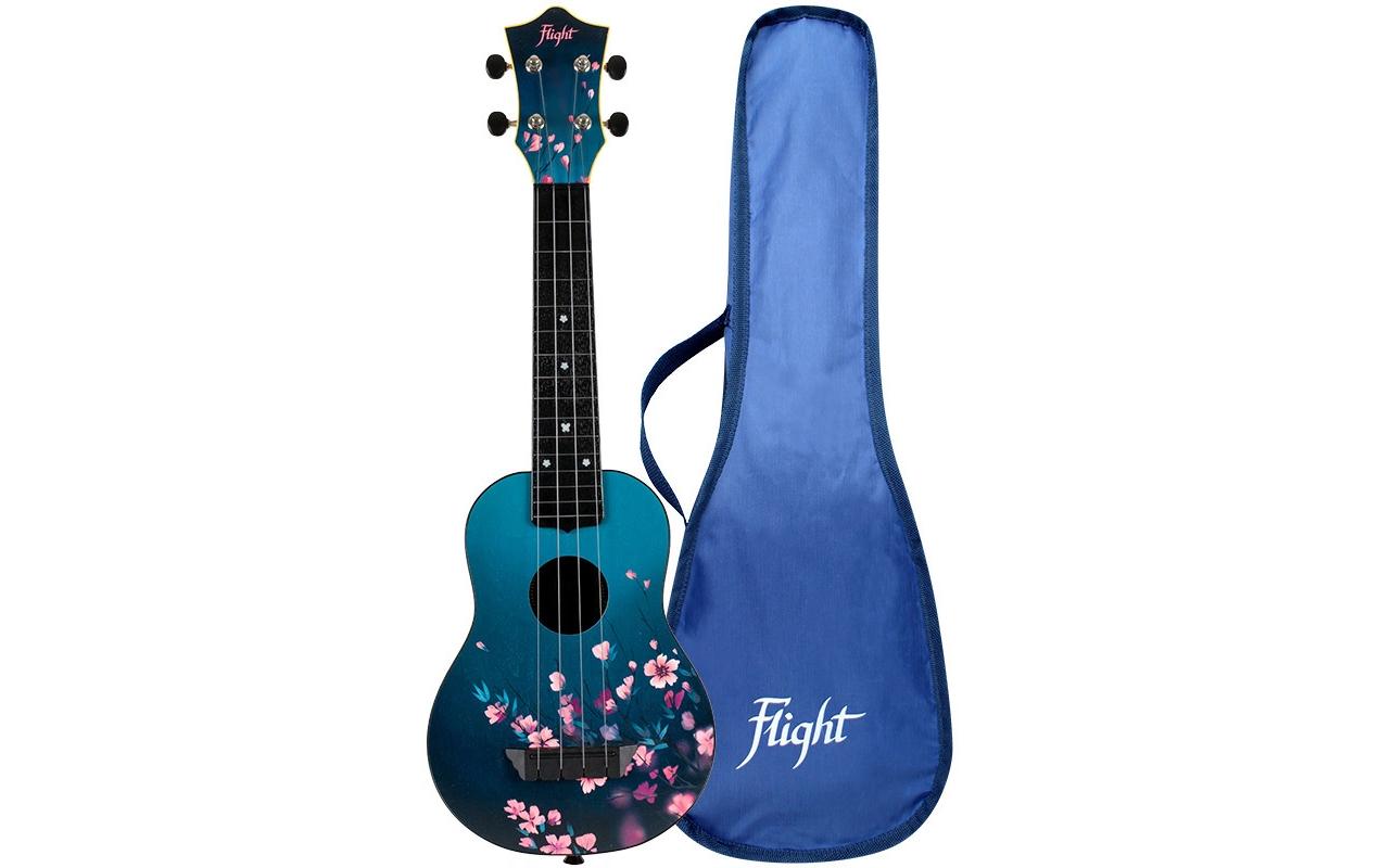 Flight Travel Uku Soprano ABS - Sakura Ukulele, Gigbag