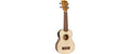 Flight Ukulele Soprano Spruce/Zebrano CEQ Ukulele, Gigbag, PU