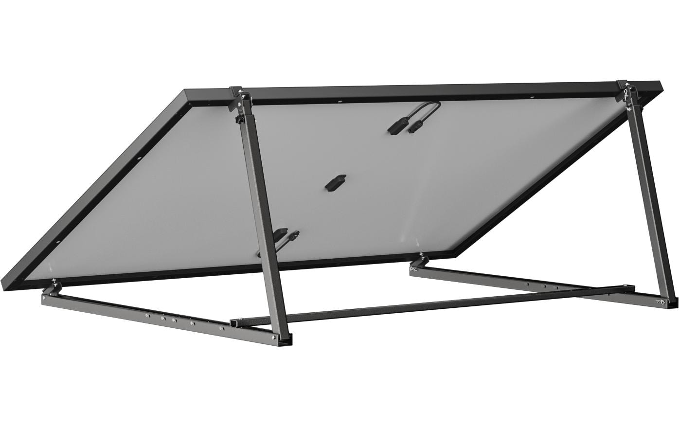 EcoFlow Adjustable Ground and Suspended Solar Bracket Schwarz