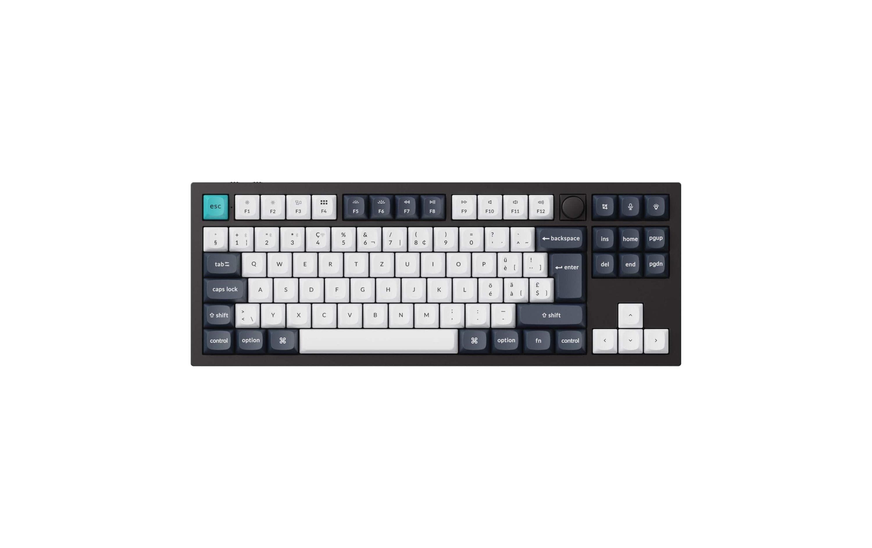 Keychron Q3 Max Black QMK Brown Switch, CH CH QWERTZ, ISO