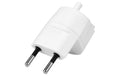 Fixadapter 3-Pol Deutsch auf Stecker CH T11 weiss, CEE7 auf T11 dezentral