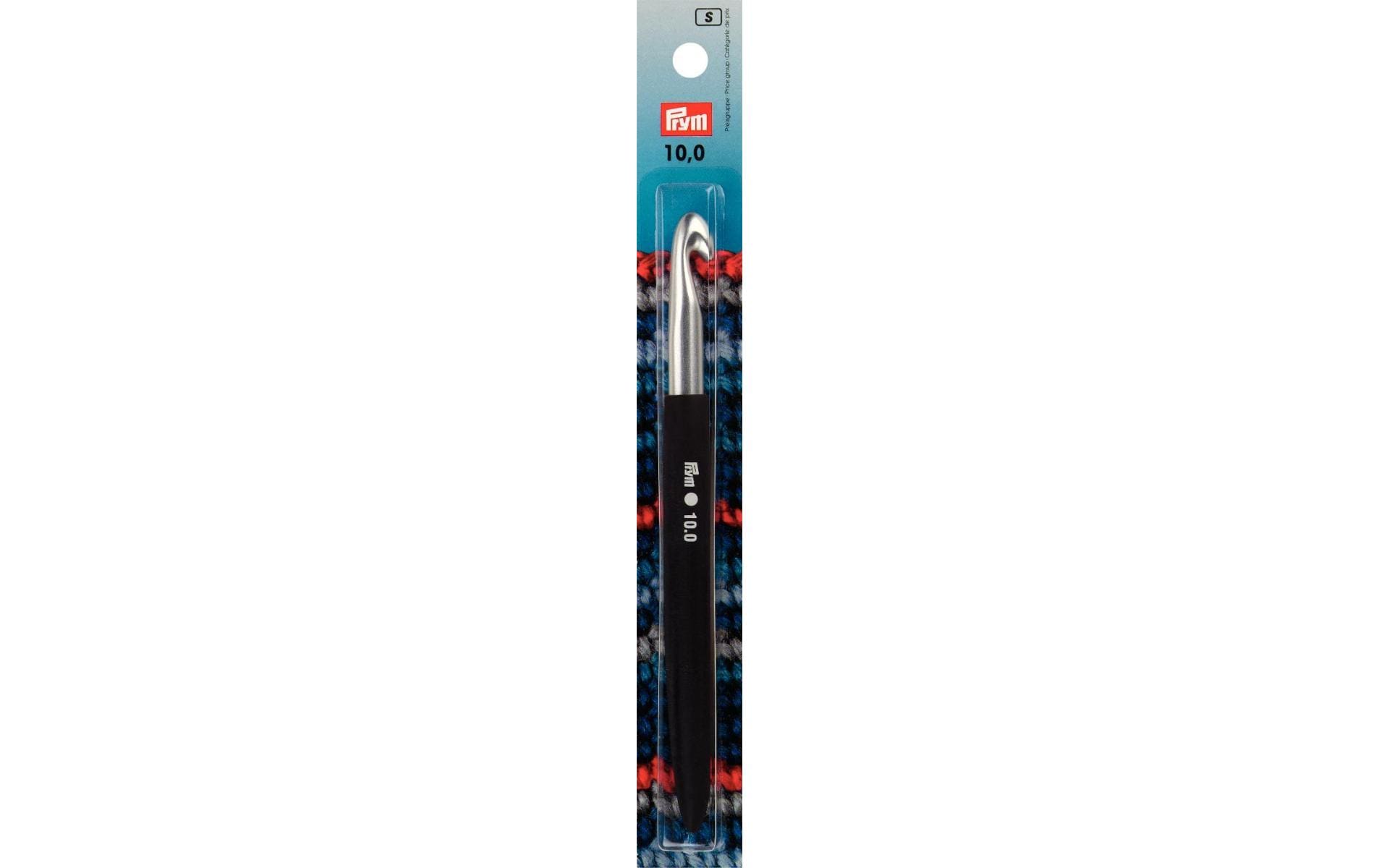 Prym Häkelnadel Softgriff 10.00 mm, 17 cm, Karte, Aluminium