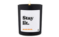 ChattyCandles Duftkerze Stay lit Flowery, 6.7x8 cm, Brenndauer 55h