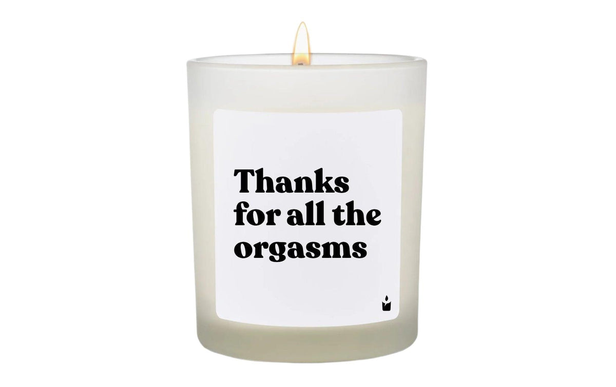ChattyCandles Duftkerze Thanks for all the orgasms, Flowery, 6.7x8 cm, 55h